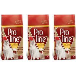 Pro Line Cat Adult Tavuklu  Yetişkin Kedi Maması 1,5 Kg 3 Adet