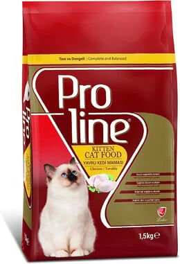 Proline Yavru Kedi Maması Tavuklu 1,5 Kg 2 Adet